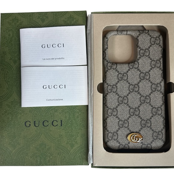 Gucci  GG SUPREME 14  Pro max iphone case - Picture 1 of 3